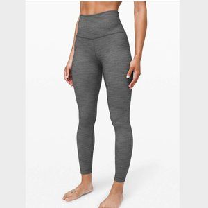 LULULEMON ATHLETIC Align 25" Pant Mini Heathered Herringbone  size 4